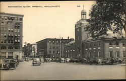 Washington Square View Haverhill, MA Postcard Postcard Postcard