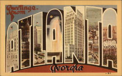 Greetings from Atlanta, Georgia Postcard Postcard Postcard