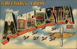 Greetings from Augusta, Georgia Postcard Postcard Postcard