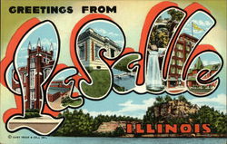 Greetings from LaSalle, Illinois La Salle, IL Postcard Postcard Postcard