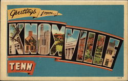 Greetings from Knoxville, Tenn Tennessee Postcard Postcard Postcard