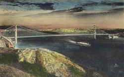 The Golden Gate Bridge San Francisco, CA Postcard Postcard