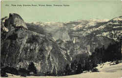 View From Glaciers Point Yosemite Valley, CA Yosemite National Park Postcard Postcard