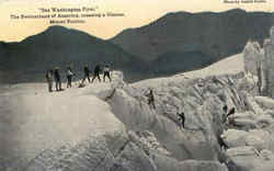 Crossing a Glacier Postcard