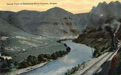 Grand View Of Deschutes River Canyon Postcard