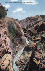 Looking Dow Into The Royal Gorge Postcard