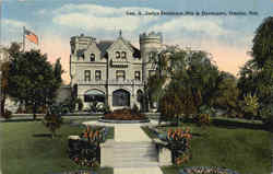 Geo. A. Joslyn Residence, 39th & Davenport Omaha, NE Postcard Postcard