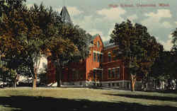 High School Owatonna, MN Postcard Postcard