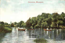 River Scene Owatonna, MN Postcard Postcard