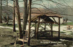 The Spring At Bushkill Park Easton, PA Postcard Postcard