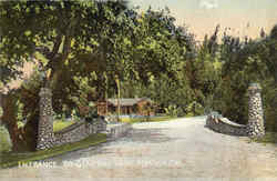 Entrance To Genesha Park Pomona, CA Postcard Postcard