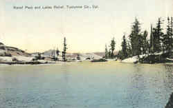 Relief Peak And Lakes Relief Tuolumne Co. Scenic, CA Postcard Postcard