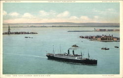 Bird's Eye View of the Harbor Postcard