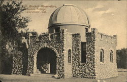 P Brackett Observatory at Pomona College Claremont, CA Postcard Postcard Postcard