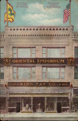 Oriental Emporium, Sing Fat Co. Los Angeles, CA Postcard Postcard Postcard