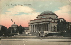 Library at Columbia College Postcard