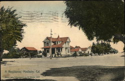 A Residence and Property Modesto, CA Postcard Postcard Postcard