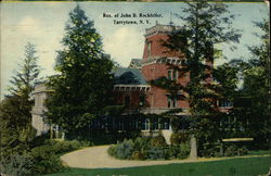 Residence of John D Rockfeller Postcard