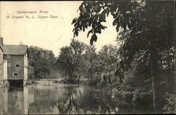 Hackensack River, Upper Dam Postcard