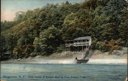 Club House of Esopus Bathing Club, Esopus Creek Postcard