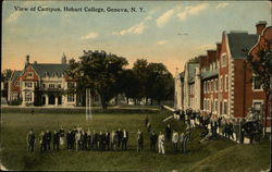 View of Campus, Hobart College Geneva, NY Postcard Postcard Postcard