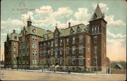 Street View of St Mary's Hospital (St. Michael's) Newark, NJ Postcard Postcard Postcard