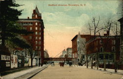 Bedford Avenue View Brooklyn, NY Postcard Postcard Postcard