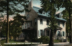 Lancaster College, Dormitory Building Pennsylvania Postcard Postcard Postcard