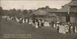 Picnic Day at Hershey Park - Hershey Chocolate Company Pennsylvania Postcard Postcard Postcard