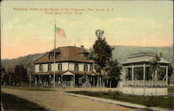 Riverside Hotel on the Banks of the Delaware - Frank Bamberger, Proprietor Postcard