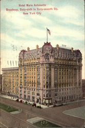 Hotel Marie Antoinette - Broadway, Sixty-sixth to Sixty-seventh Streets New York, NY Postcard Postcard Postcard