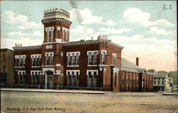 New York State Armory Newburg, NY Postcard Postcard Postcard