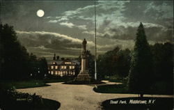 Thrall Park in the Moonlight Postcard