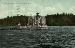 Rondout Light House Postcard