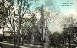 Street View of Episcopal Church Postcard