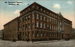 Maryland University Hospital Postcard