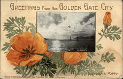 Greetings From the Golden Gate City Postcard