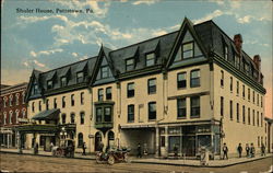 Street View of Shuler House Pottstown, PA Postcard Postcard Postcard