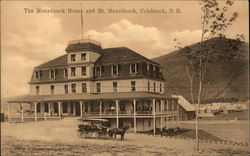 The Monadnock House and Mt Monadnock Postcard