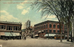 Centre Street and Water Street Torrington, CT Postcard Postcard Postcard