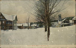 Winter Street Snow Scene Westfield, VT Postcard Postcard Postcard