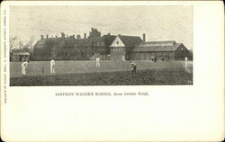 Saffron Walden School From Cricket Field England Postcard Postcard Postcard