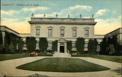 Residence of EC Knight Postcard