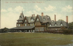 John R Drexel's Residence - Cliff Walk Newport, RI Postcard Postcard Postcard