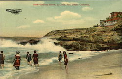 Bathing Scene, La Jolla San Diego, CA Postcard Postcard Postcard