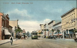 Main Street View Riverside, CA Postcard Postcard Postcard