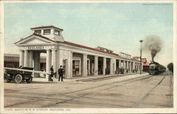 Santa Fe RR Station Postcard