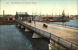 New Bedford and Fairhaven Bridge Postcard