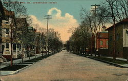 View of Cumberland Avenue Postcard