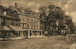 High Street View Belfast, ME Postcard Postcard Postcard